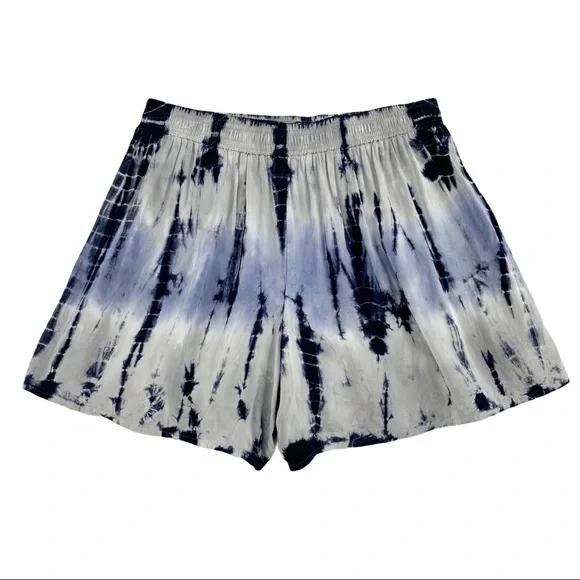 Loose Fit Tie Dye Shorts - Picture 1 of 8
